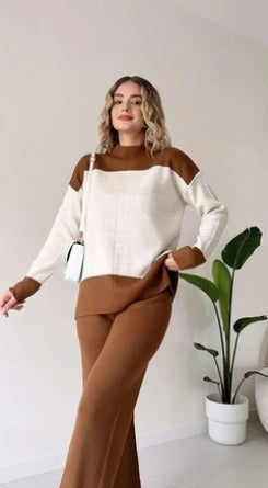 Camel Panel Style Co-Ord Sets For Women
